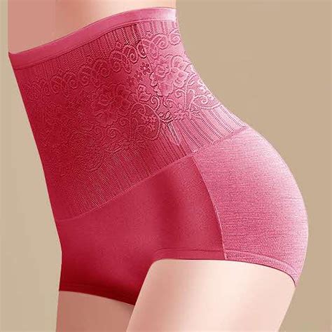 Lingerie For Women Womens Underwear Cotton Briefs High Waist Tummy Control Panties For Women