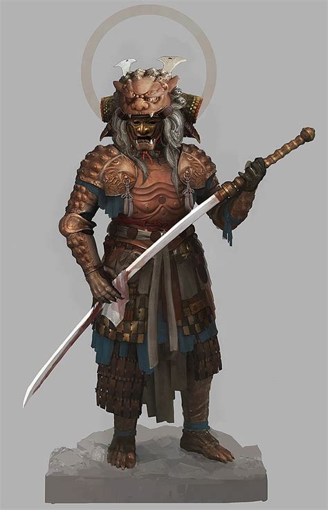 John Liew Design Concepts Fantasy Samurai Samurai Artwork Concept