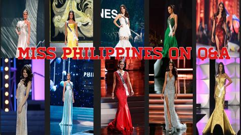 2010 2019 Miss Philippines On Qanda Youtube