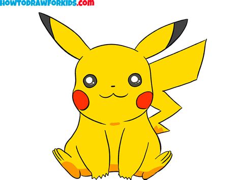How To Draw Pikachu Pokemon Pikachu Draw Pikachu Drawing Easy Images
