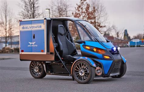 Arcimotos Latest Three Wheeled Ev Is Designed For Deliveries Engadget
