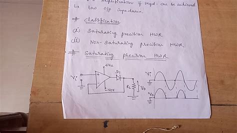 How does a full wave bridge rectifier work quora. Saturating precision half wave rectifier - YouTube
