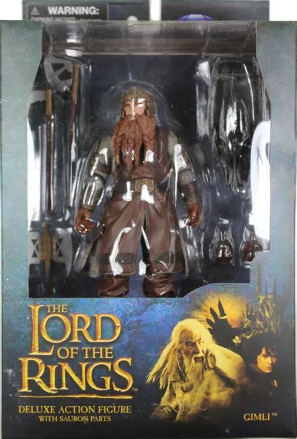 Lord Of The Rings ~ 7 Scale Gimli Action Figure ~ Dst Diamond Select