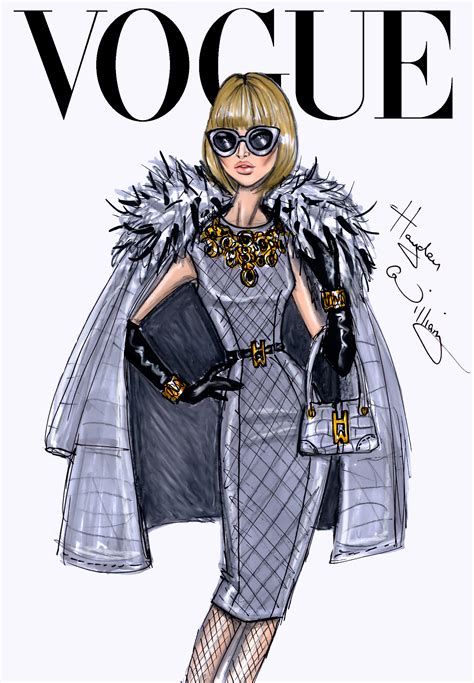 Vogue Fashion Illustrations By Hayden Williams A Side Of Vogue