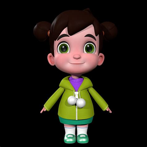 See more ideas about character design, character, 3d character. character 3D Cartoon Girl | CGTrader