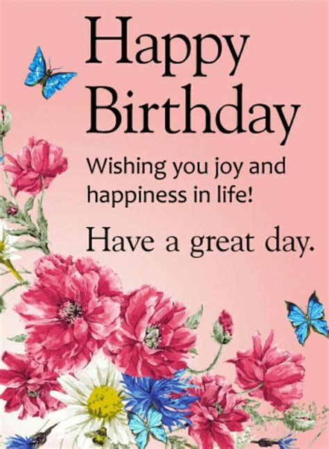 Wishing You Joy And Happiness In Life Happy Birthday Pictures Photos