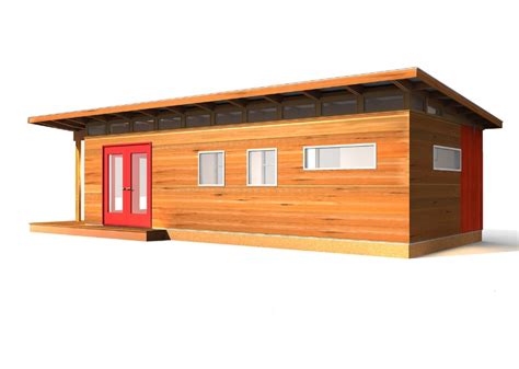 Modern Shed Kit 14 X 30 Coastal Prefab Laneway House Or Cabin Kit
