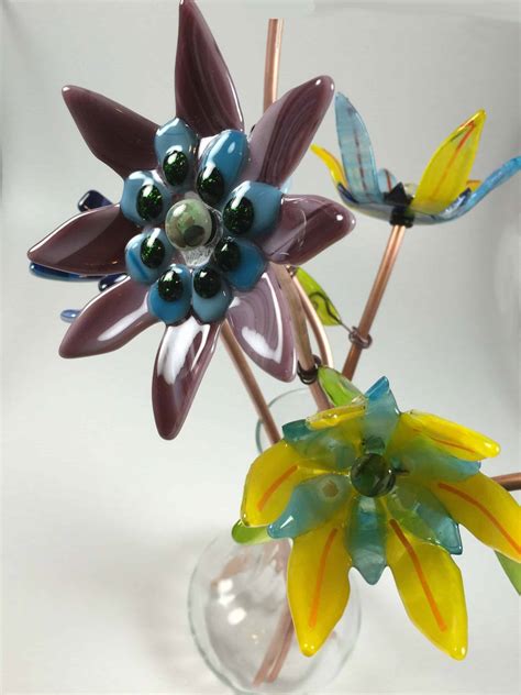 May Fused Glass Flowers Elegant Fused Glass By Karen