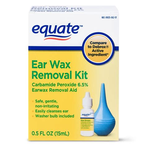 Equate Ear Wax Removal Kit 05 Fl Oz
