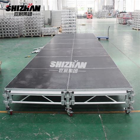 Large Aluminum Movable Podium Stage Platform For Party China Wooden