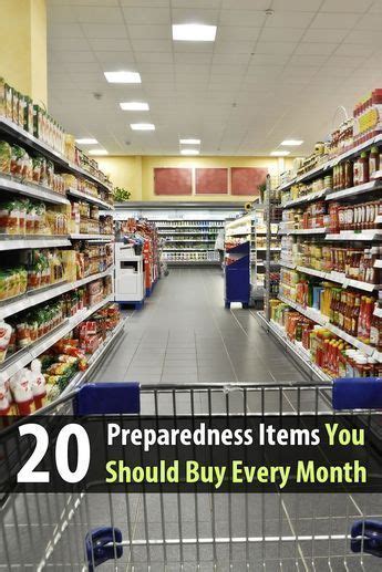 17 Preparedness Items You Should Buy Every Month Survival Food Emergency Prepping Emergency