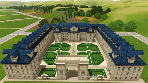 The Sims 3 Versailles Speed Build The School Youtube