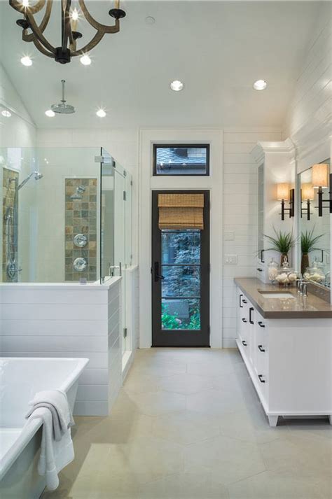 There will always be the reasons to go to the bathroom and stay there for a longer periode of time. Master Bathroom Inspiration and Mood Board | Transitional ...