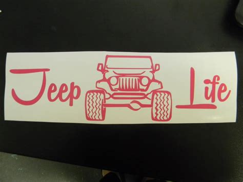 Jeep Life Vinyl Decal Sticker
