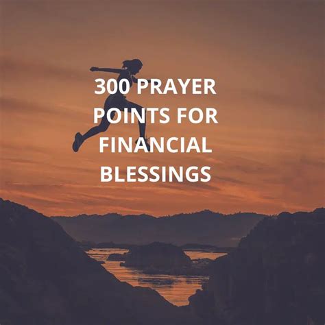 300 Prayer Points For Financial Blessings Everyday Prayer Guide