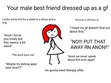 Your Straight Male Best Friend Dress Up As A Gf Ridealgf