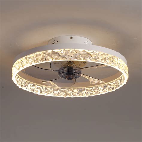 Buy 197 Ceiling Fan With Lights Remote Control Modern Enclosed