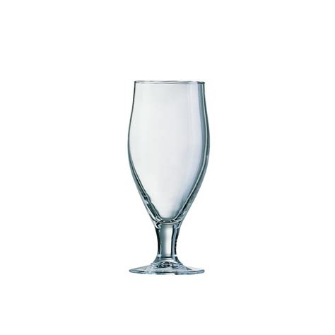 Cardinal Arcoroc Cervoise Footed Beer Glass 10 5 Oz Clear 24 Per Case