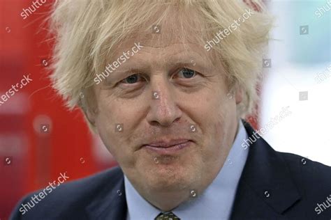 Britains Prime Minister Boris Johnson Delivers Editorial Stock Photo