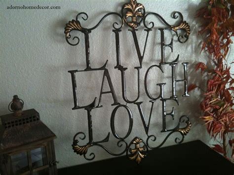 Enjoy free shipping and easy returns every day at kohl's. Live Laugh Love Metal Sign WALL DECOR Shabby Chic Cottage ...