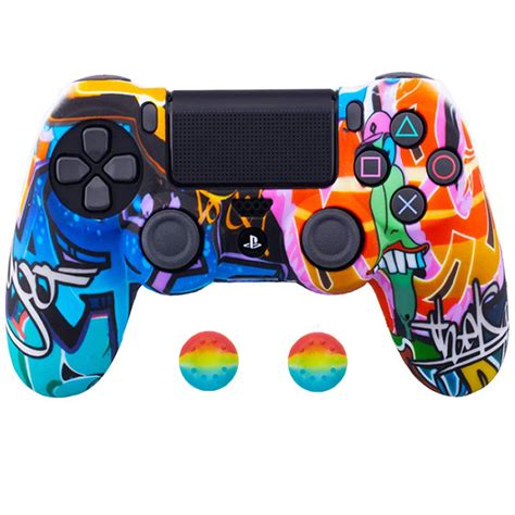 For Ps4 Controller Rubber Grip Skins Silicone Case For Ps4 Controller
