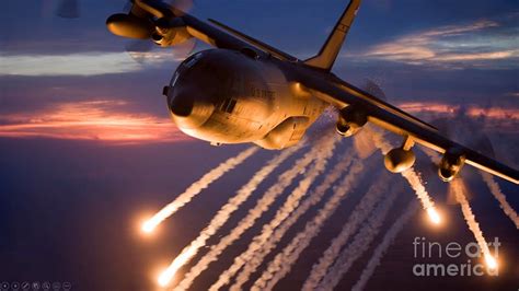 C 130 Hercules Releases Flares Youtube