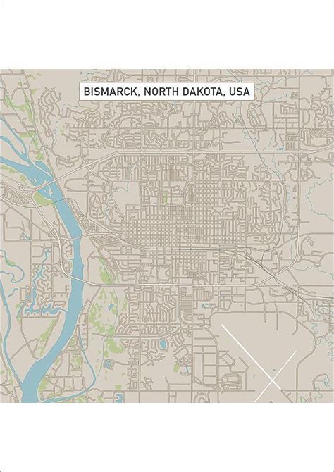 Bismarck City Map Printable