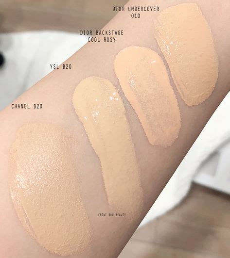 Dior Backstage Face Body Foundation 1cr Cool Rosy Swatch Review 2