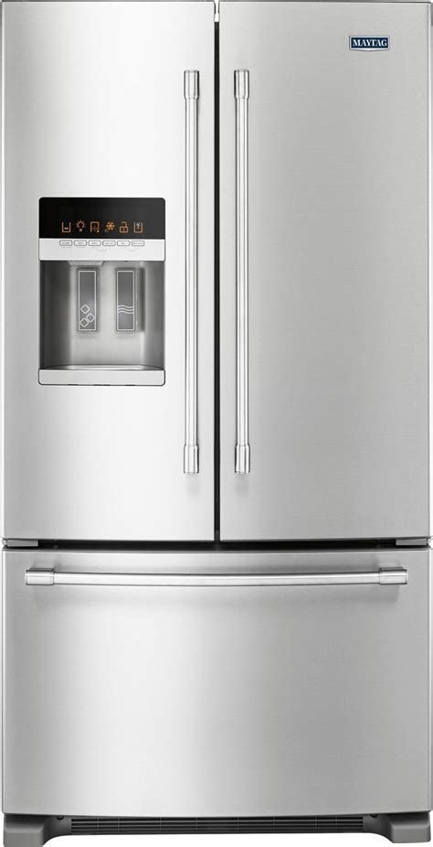 Maytag 247 Cu Ft French Door Refrigerator Stainless Steel Mfi2570fez