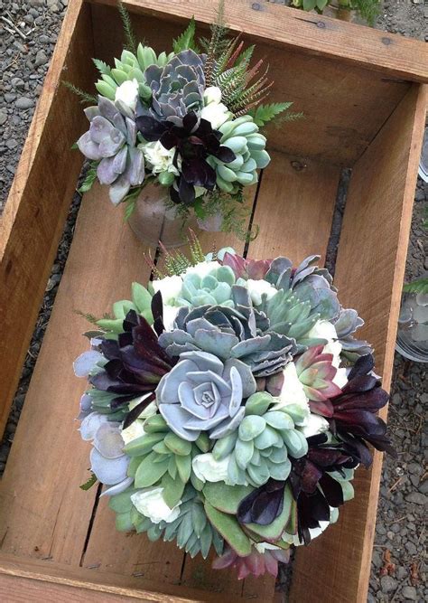 Maybe you would like to learn more about one of these? This but with soft peach not purple-Succulent wedding ...