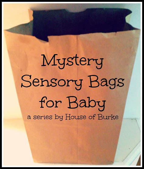 Mystery Sensory Bags For Baby Junk Drawer Sensory Bags