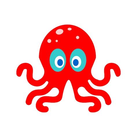 Premium Vector Cute Octopus Cartoon