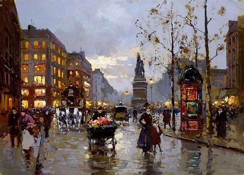 Vente peintures artistes Paris 26 tableau Tableaux Ville Arts Reproductions, peinture à l'huile ...