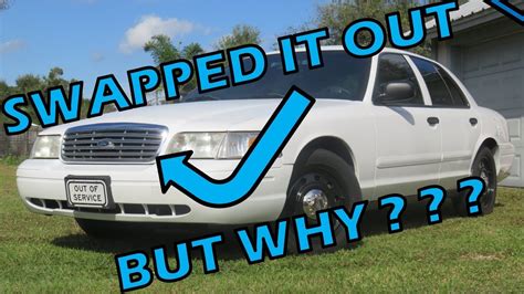How To Ford Crown Vic Grill Swap Youtube