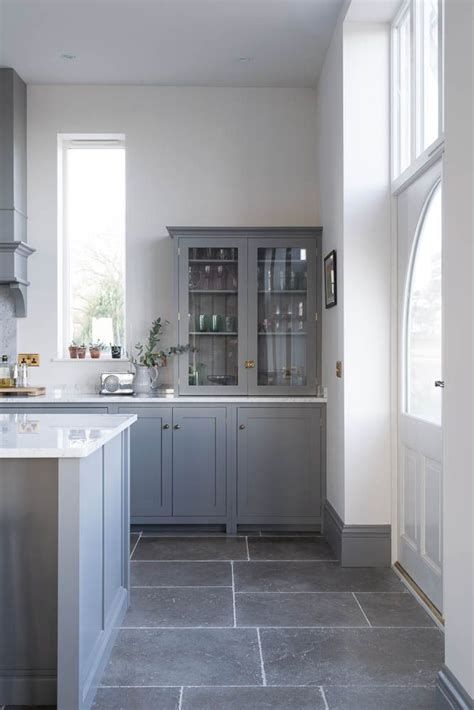 Gray Kitchen Cabinets With Gray Floors Kitchenwc