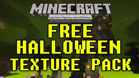 Minecraft Xbox 360 Free Halloween Texture Pack Showcase And Release Date