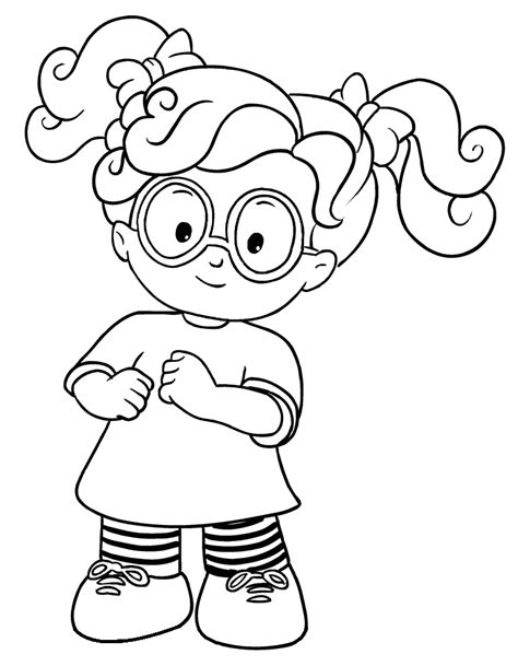 Sofie of Little People Coloring Page - Free Printable Coloring Pages