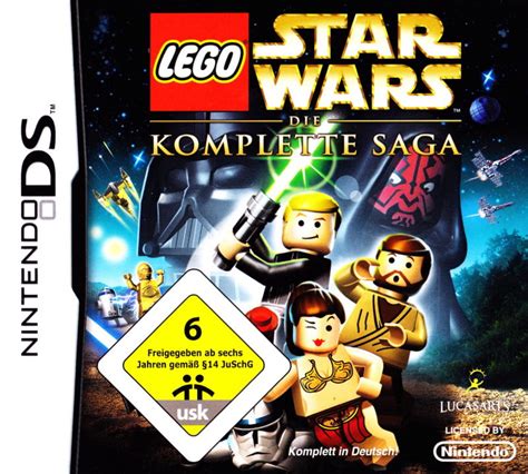 Kick some brick in i through vi play through all six star wars movies in one videogame! LEGO Star Wars: The Complete Saga (2007) Nintendo DS box ...