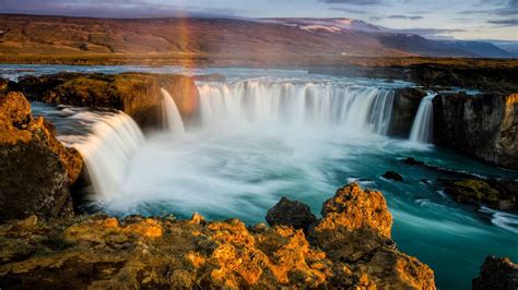 Goafoss Hd 1920x1080 Waterfall Iceland Photography Nature Scenes