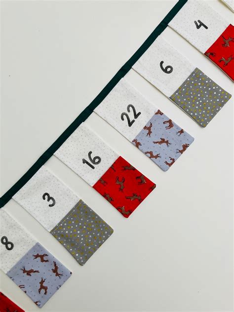 Reusable Advent Calendar In The Uk Christmas Bunting Banner Etsy