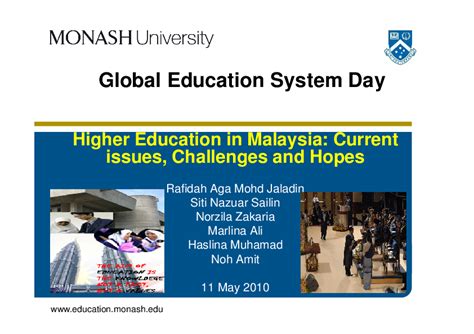 The barnes report in 1951 to unite all races with the colonial language. (PDF) Malaysia higher education system: current issues ...