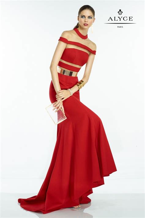 Claudine Prom Dress Style 2526 Red Dress Maxi Elegant Party