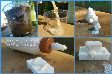 Create Your Own Cave In A Cup And Observe How Water Flows Through These