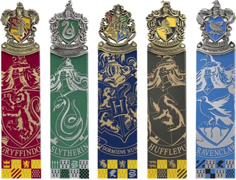 Harry Potter House Crest Bookmark Collection 5 Pack By Noble