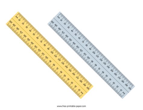 Mm ruler printable