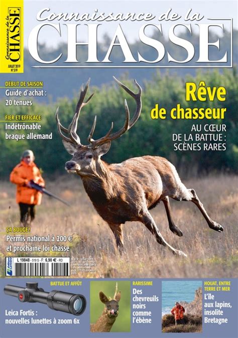 Connaissance de la Chasse juillet 2019 télécharger PDF magazine