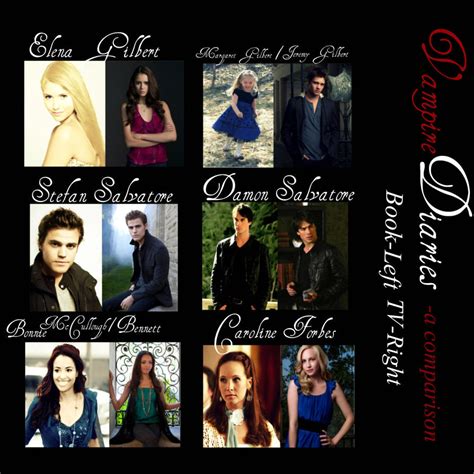 Vampire Diaries A Comparison By Queenmjr On Deviantart