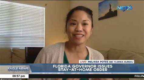 Florida Governor Issues Stay At Home Order Youtube