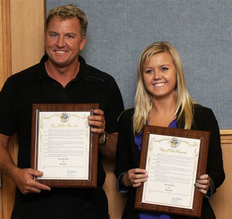 teen and father hailed for saving man in pool orange county register