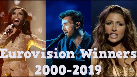 Eurovision 2020 may have been cancelled, but we still have a winner. ALL THE EUROVISION WINNERS | 2000-2020 - YouTube
